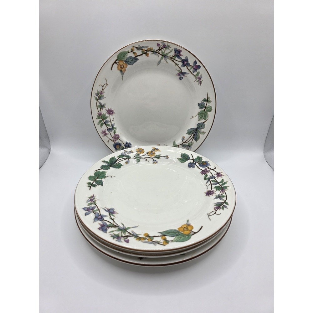 4 Citation 7 1/2" Salad Plates In The Woodhill Pattern